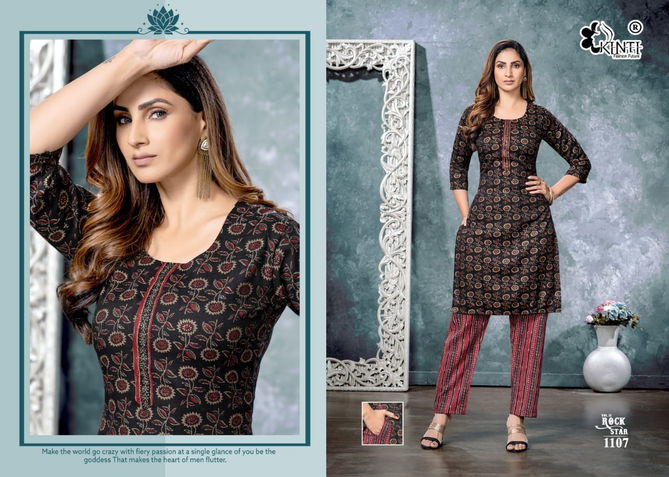 Kinti Rock Star 11 Daily Wear Printed Wholesale Kurti With Bottom Catalog